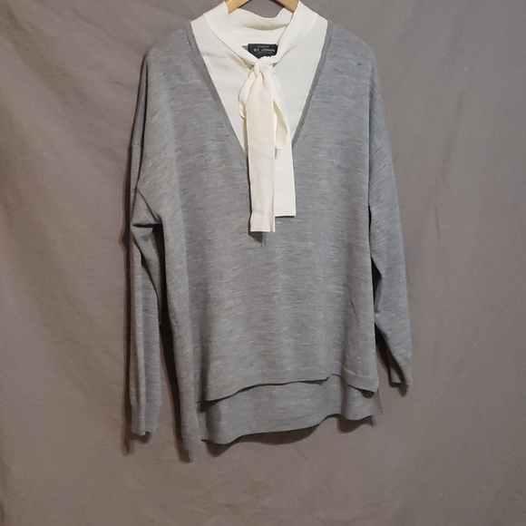 St. John Sweaters - St John tie neck sweater